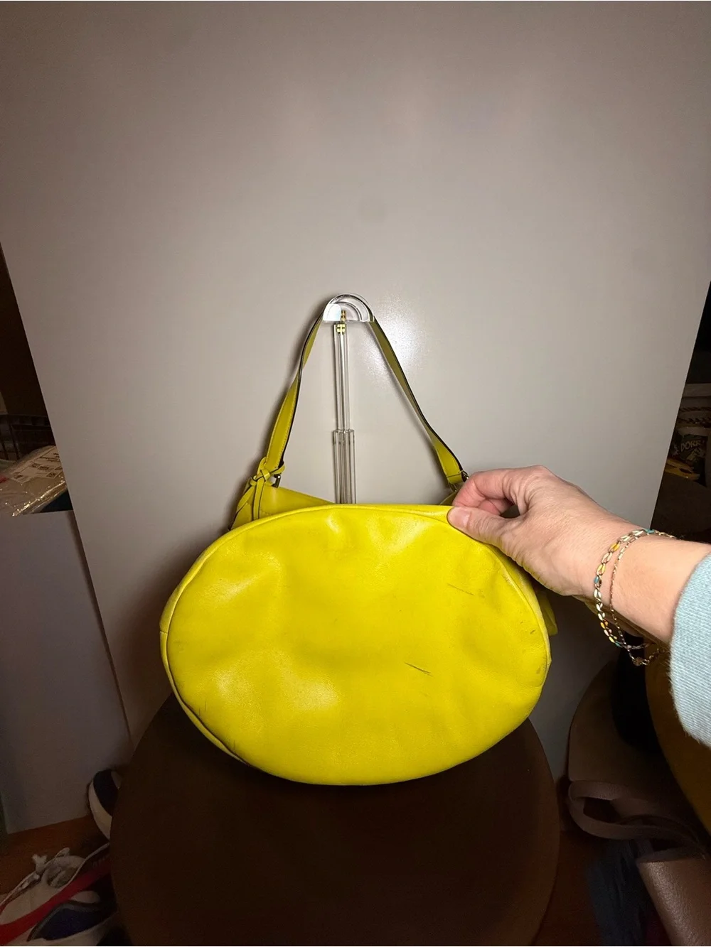Coach Legacy Archival Bucket Bag | Rare Chartreuse Yellow Glove-Tanned Leather